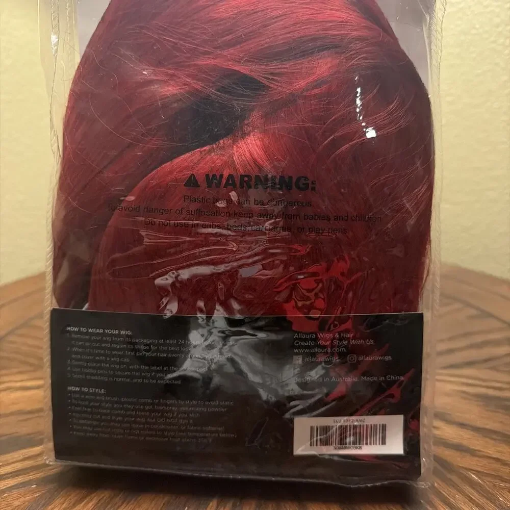 ALLAURA Compatible with Dark Phoenix Wig for X-men Cosplay